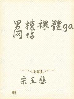 男模裸体gay网站封面