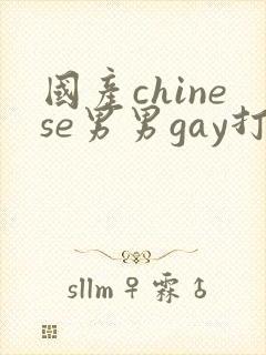 国产chinese男男gay打桩机