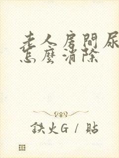 老人房间尿骚味怎么消除