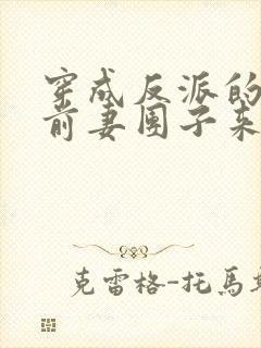 穿成反派的炮灰前妻团子来袭