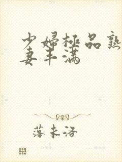 少妇极品熟妇人妻丰满