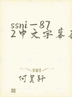 ssni—872中文字幕在线