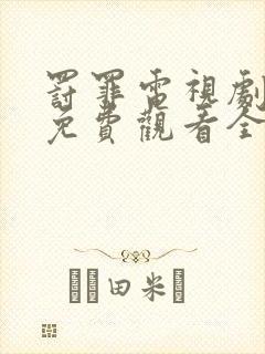 罚罪电视剧高清免费观看全集