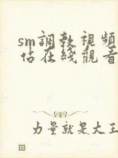sm调教视频网站在线观看