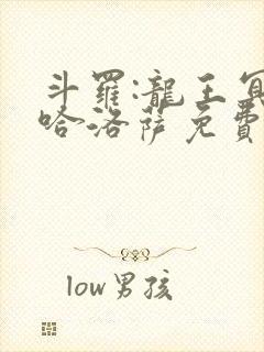 斗罗:龙王冥帝哈洛萨免费阅读封面