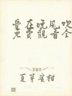 爱在晚风吹短剧免费观看全集