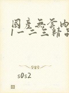 国产无套内射91一二三精品