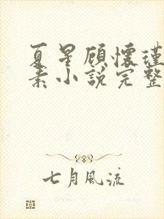 夏星顾怀瑾林素素小说完整版免费阅读封面