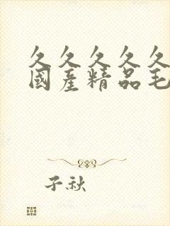 久久久久久久久国产精品毛片