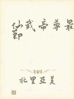 仙武帝尊最新章节封面