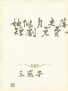 她似月光落我心 短剧 免费看