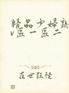 精品少妇熟女av区一区二