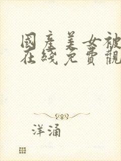 国产美女被内射在线免费观看www