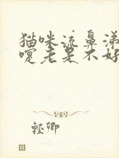 猫咪流鼻涕打喷嚏老是不好怎么办