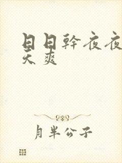 日日干夜夜操天天爽封面