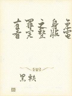 有罪之身免费观看完整版电视剧高清