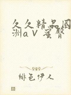 久久精品国产亚洲a∨蜜臀封面