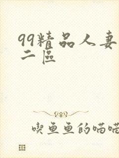 99精品人妻一二区封面