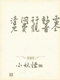 清网行动电视剧免费观看全集