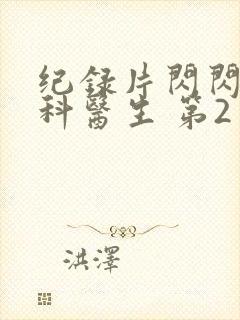 纪录片闪闪的儿科医生 第2季免费看