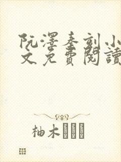 阮泽秦刻小说全文免费阅读最新章节