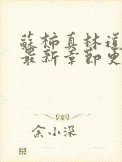 苏柿真林道小说最新章节更新时间