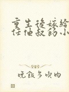 重生后嫁给了前任他叔的小说