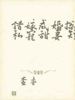 错嫁成婚总裁的私宠甜妻 短剧