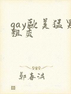 gay欧美猛男粗爽