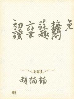 初六苏梅免费阅读笔趣阁