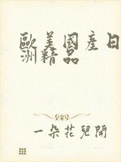 欧美国产日韩亚洲精品封面