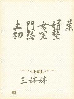 上门女婿叶辰萧初然完整