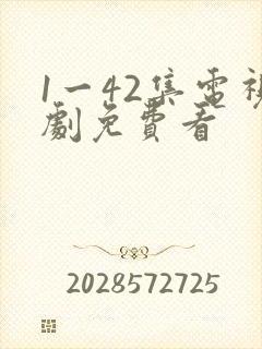 1一42集电视剧免费看封面
