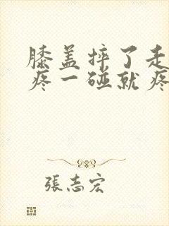 膝盖摔了走路不疼一碰就疼封面