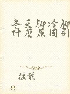 冬天脚冷脚凉是什么原因引起