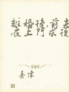 离婚后,前夫连夜上门求复婚