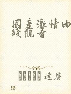 国产激情内射在线观看