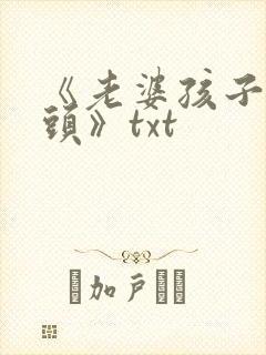 《老婆孩子热炕头》txt