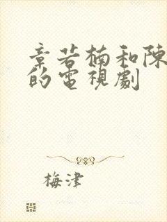 章若楠和陈伟霆的电视剧封面