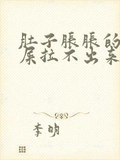 肚子胀胀的想拉屎拉不出来