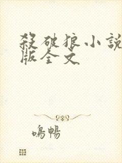 杀破狼小说未删版全文封面