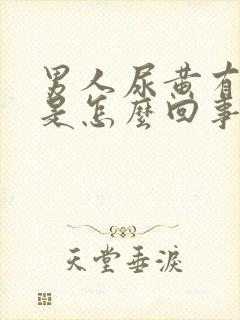 男人尿黄有泡沫是怎么回事