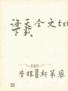 洛天全文txt下载