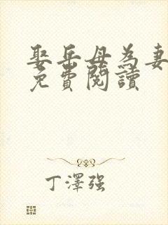 娶岳母为妻小说免费阅读封面