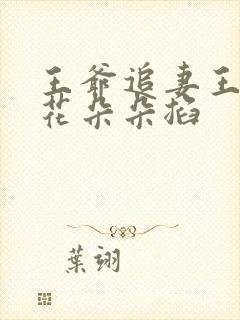 王爷追妻王妃桃花朵朵掐