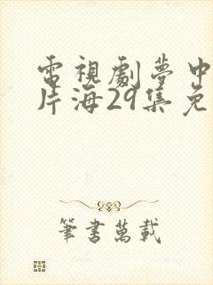 电视剧梦中的那片海29集免费观看