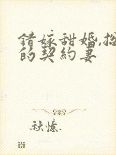 错嫁甜婚,总裁的契约妻