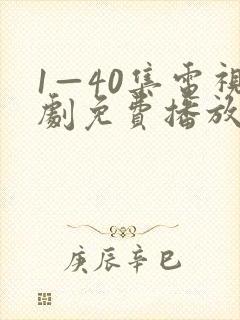 1—40集电视剧免费播放