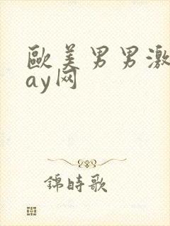 欧美男男激情gay网