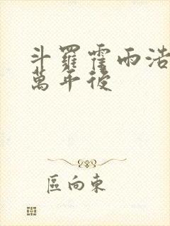 斗罗霍雨浩活在万年后